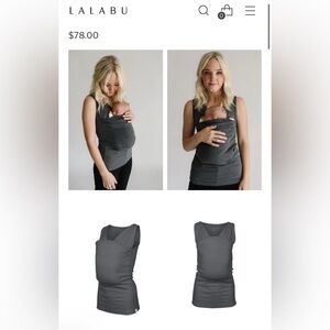 Lalabu “Soothe shirt” in gray
